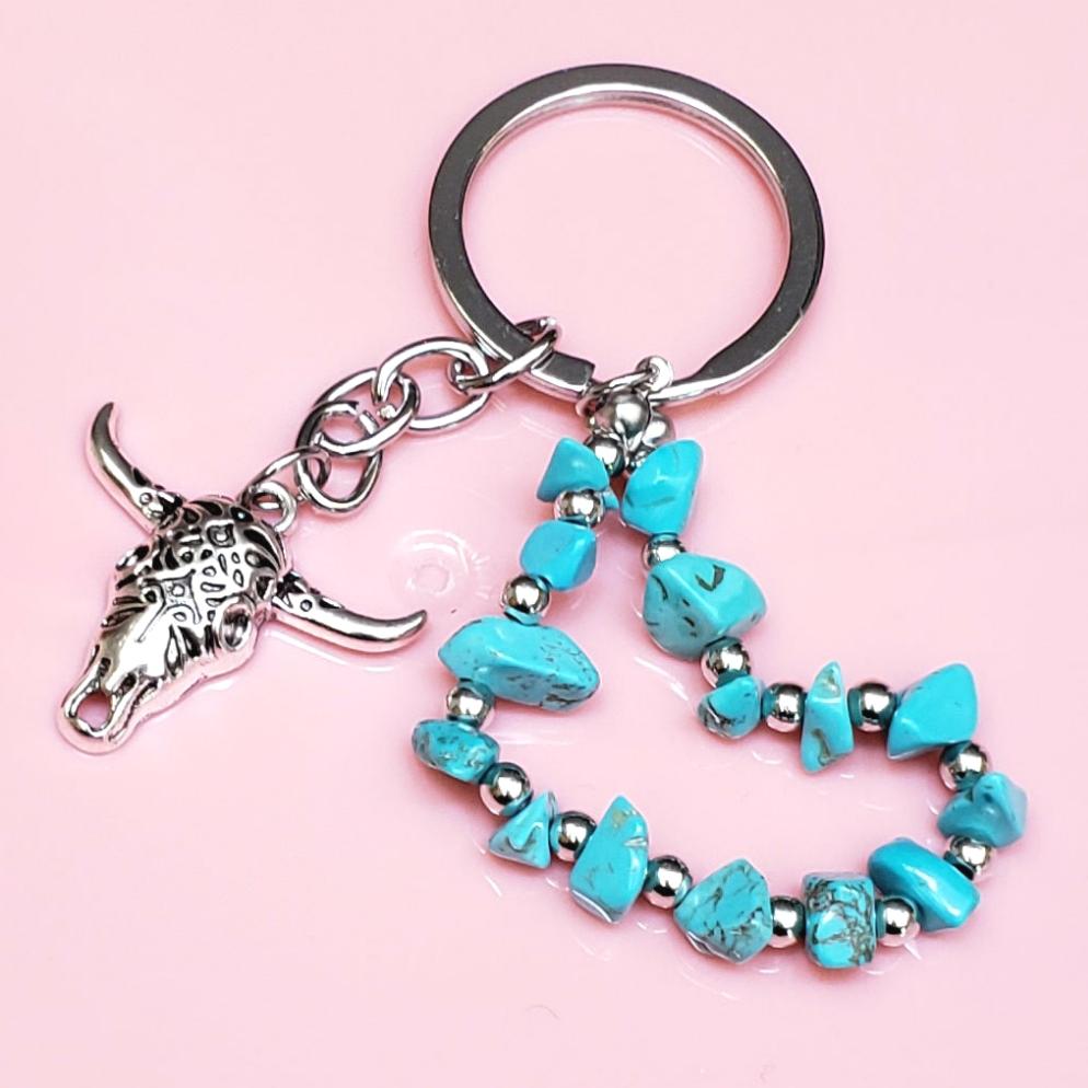 Cattle Charm Keychain