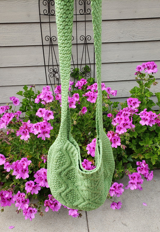 Green Crochet Shoulder/Crossbody Bags