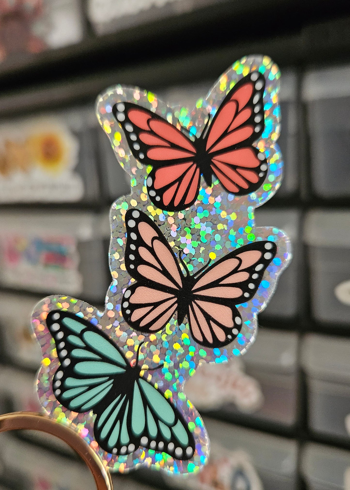 Butterfly Glitter Sticker