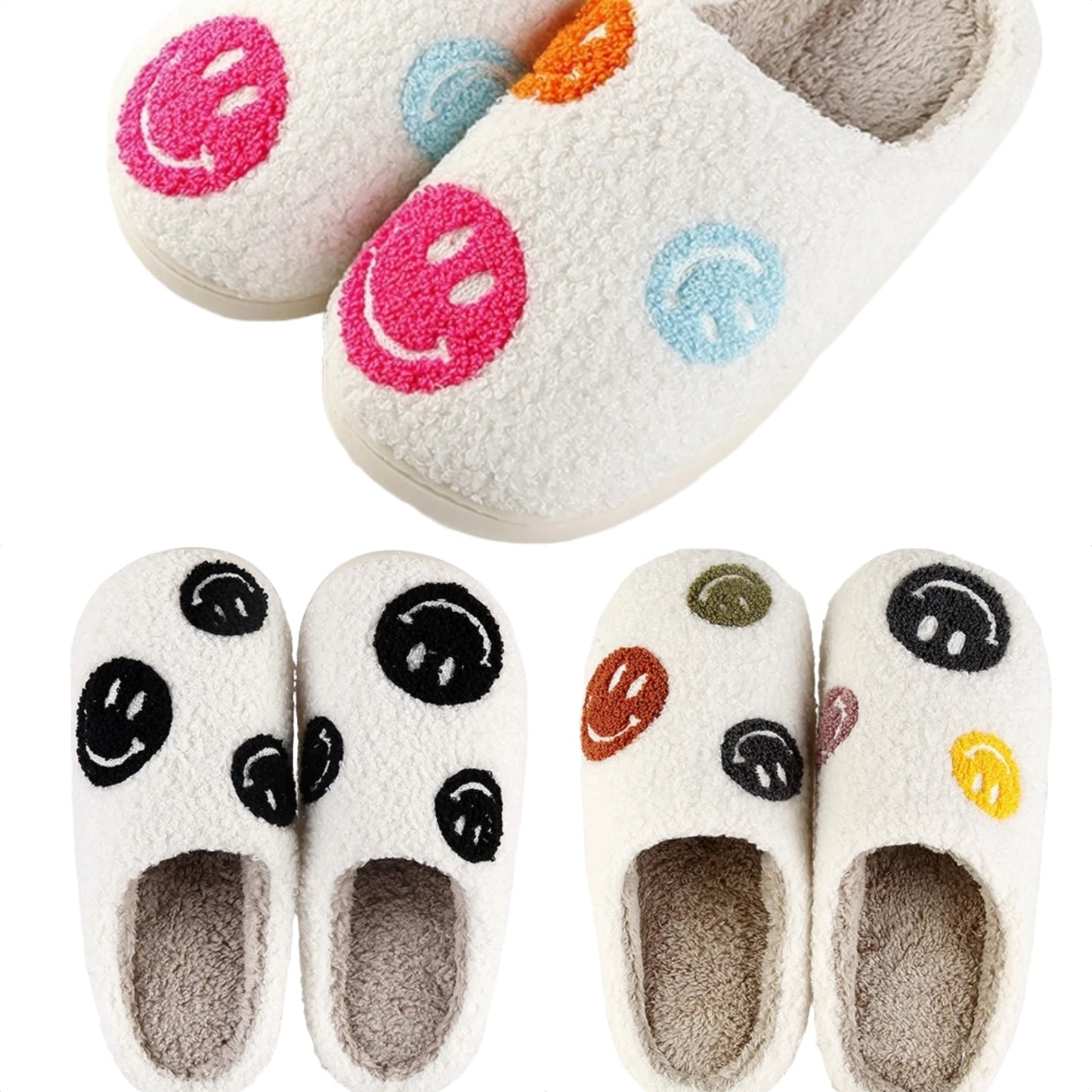 Smiley Face Slippers