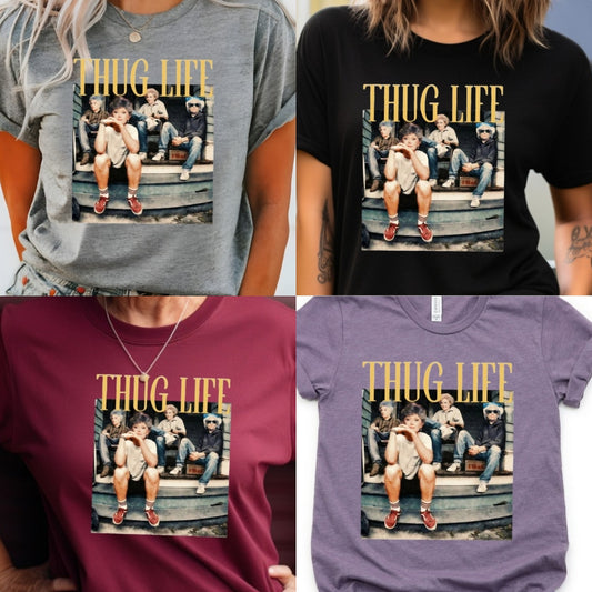 Golden THUG LIFE Unisex Tshirt