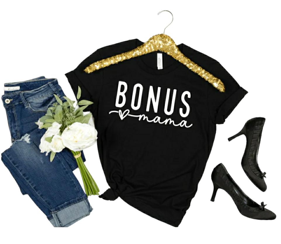 BONUS mama Black Unisex Tshirt