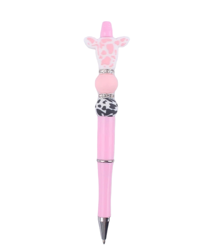 Cow Head Silicone Bead Pen