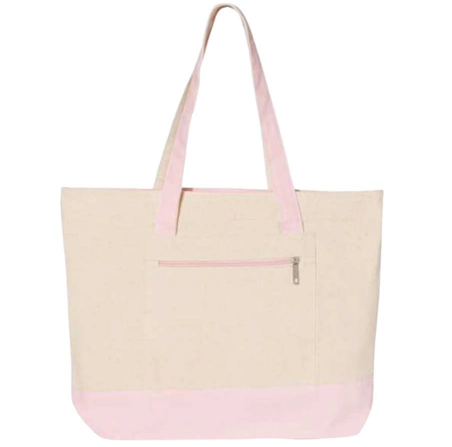 Modern Barbie Zippered Tote