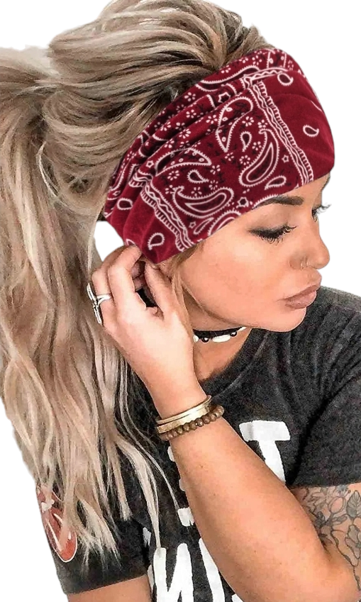 Paisley Print Headband/Headwrap
