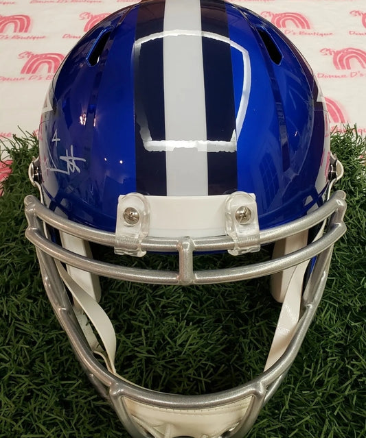 DAK PRESCOTT AUTOGRAPHED  COWBOYS  FULL SIZE  HELMET BECKETT HOLOGRAM