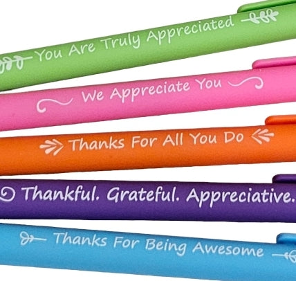 'Thank You'  Pens - 5pc Set
