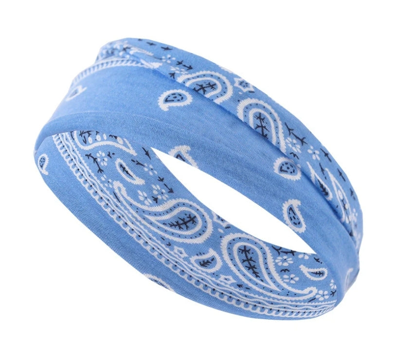 Paisley Print Headband/Headwrap