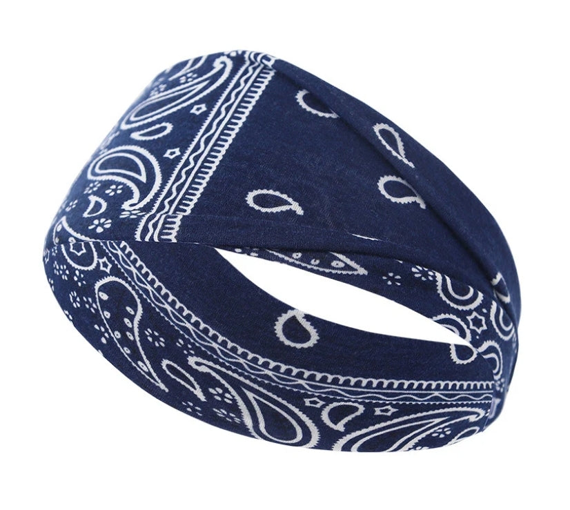 Paisley Print Headband/Headwrap