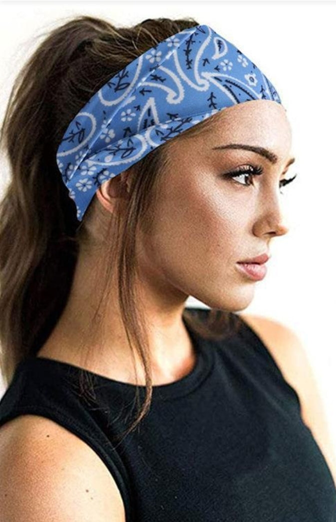 Paisley Print Headband/Headwrap