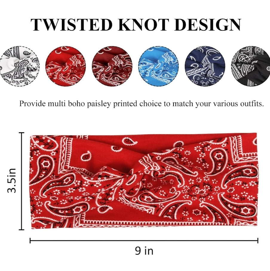 Paisley Print Headband/Headwrap