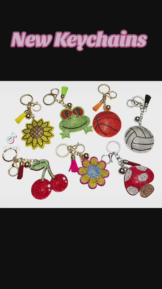 Bling Rhinestone Keychains