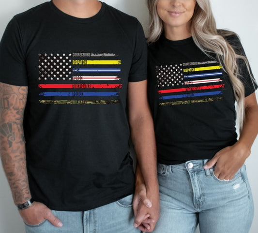 Heroes Black Unisex Tshirt