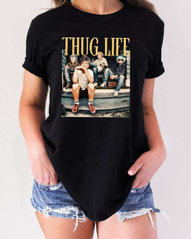 Golden THUG LIFE Unisex Tshirt