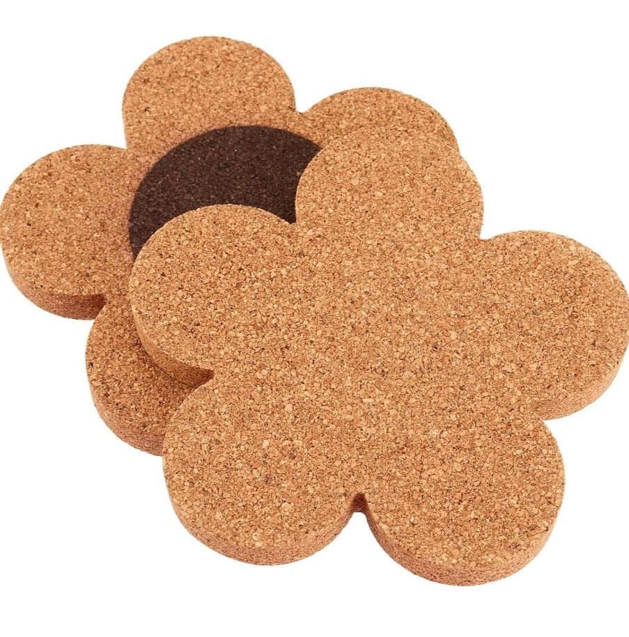 Daisy Flower Cork Coaster