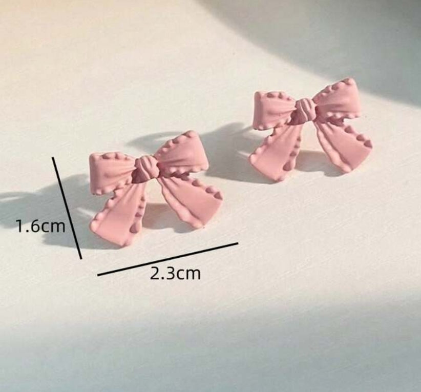 Cute Bow Shaped Earrings