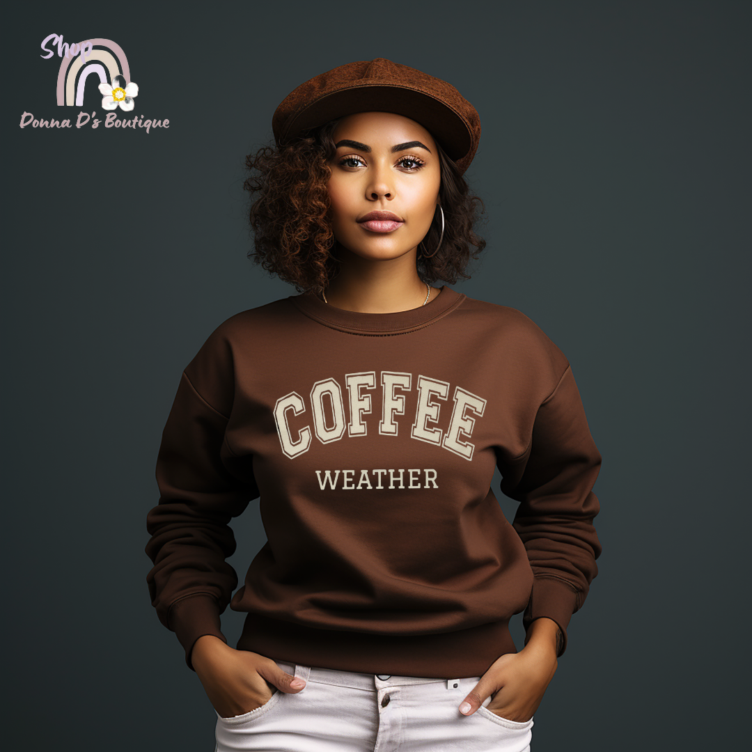 COFFEE WEATHER  Crewneck Sweatshirt