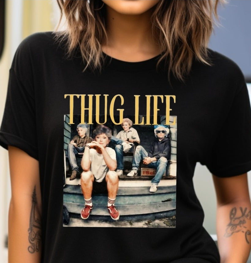 Golden THUG LIFE Unisex Tshirt