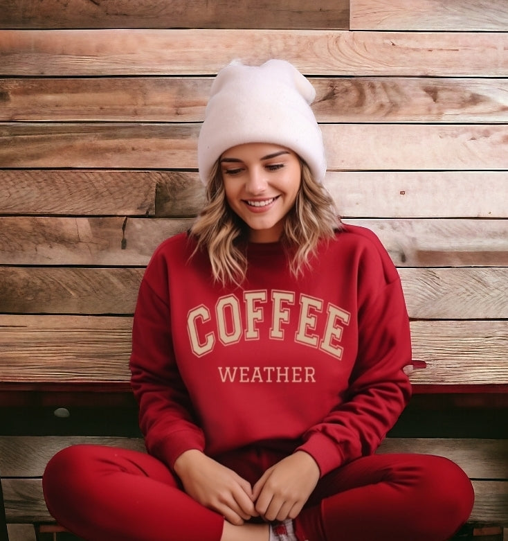COFFEE WEATHER  Crewneck Sweatshirt