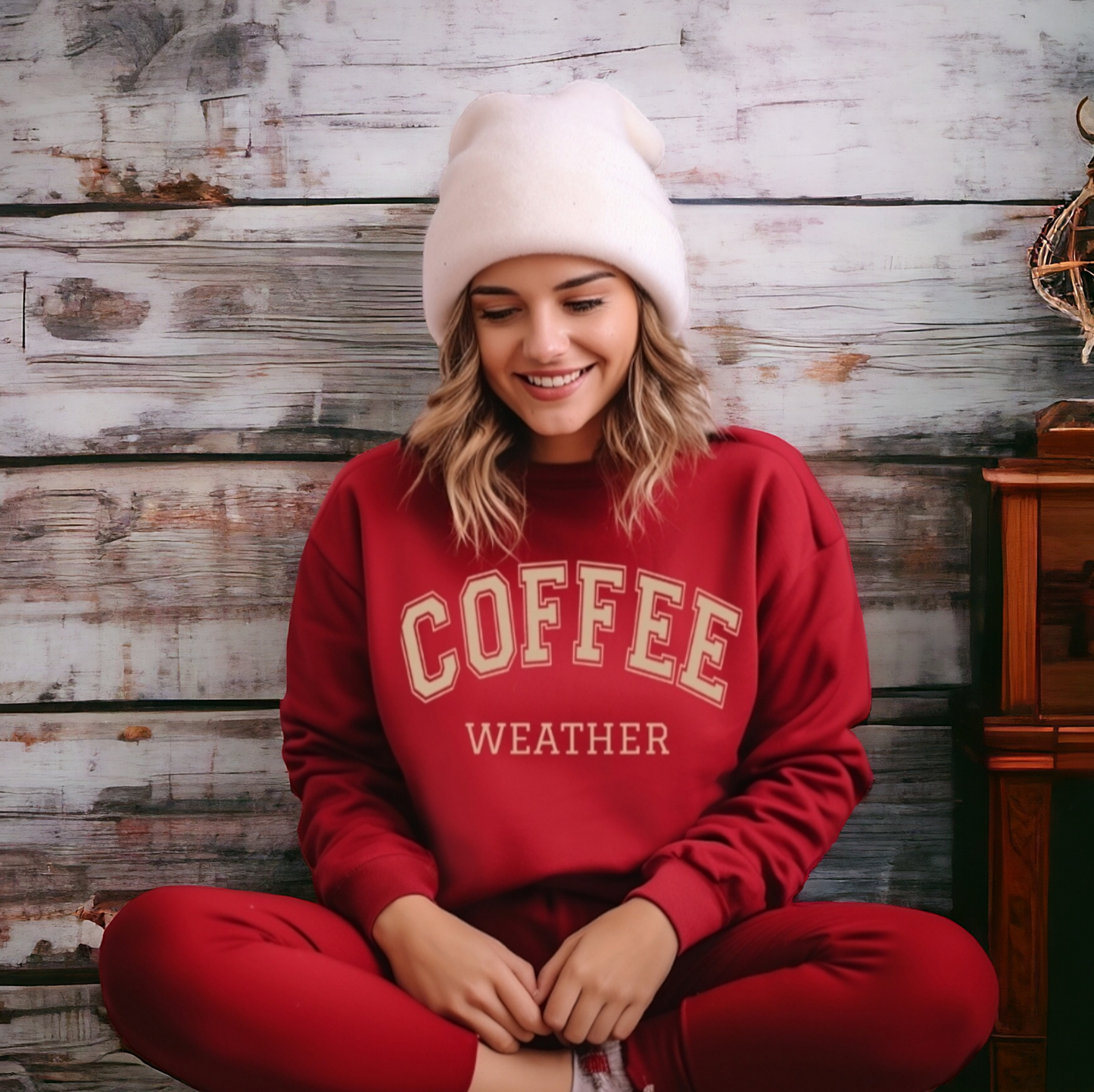 COFFEE WEATHER  Crewneck Sweatshirt