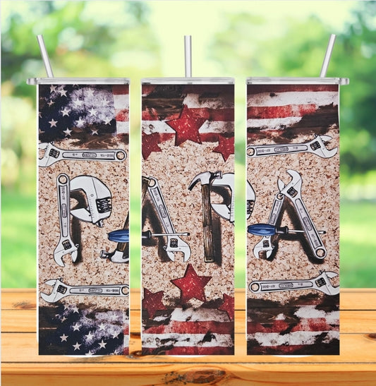PAPA 20oz Stainless Steel Tumbler