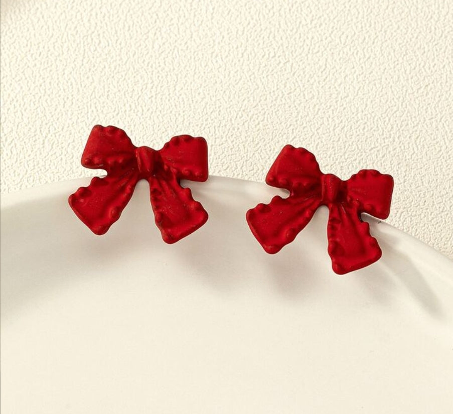 Cute Bow Shaped Earrings