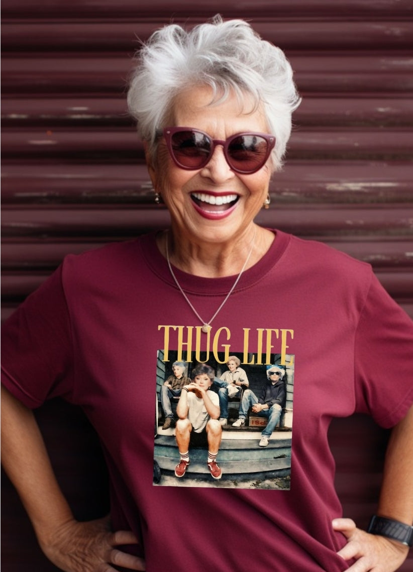 Golden THUG LIFE Unisex Tshirt