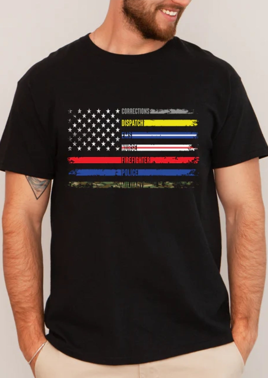 Heroes Black Unisex Tshirt