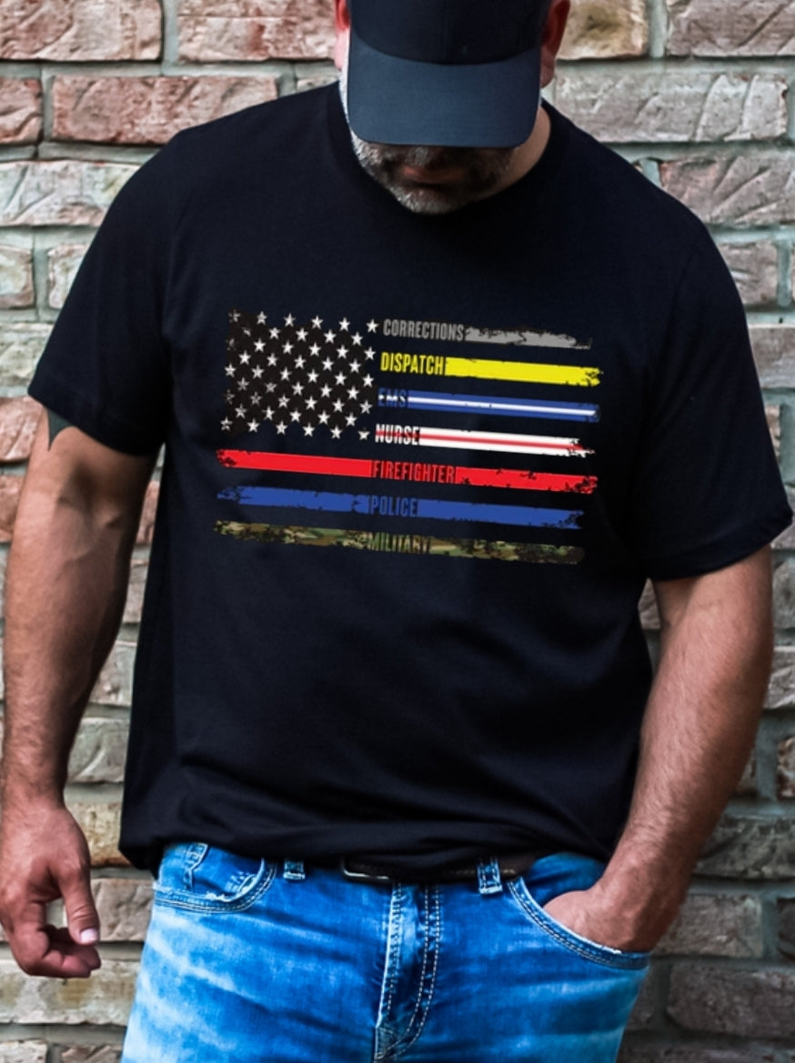 Heroes Black Unisex Tshirt