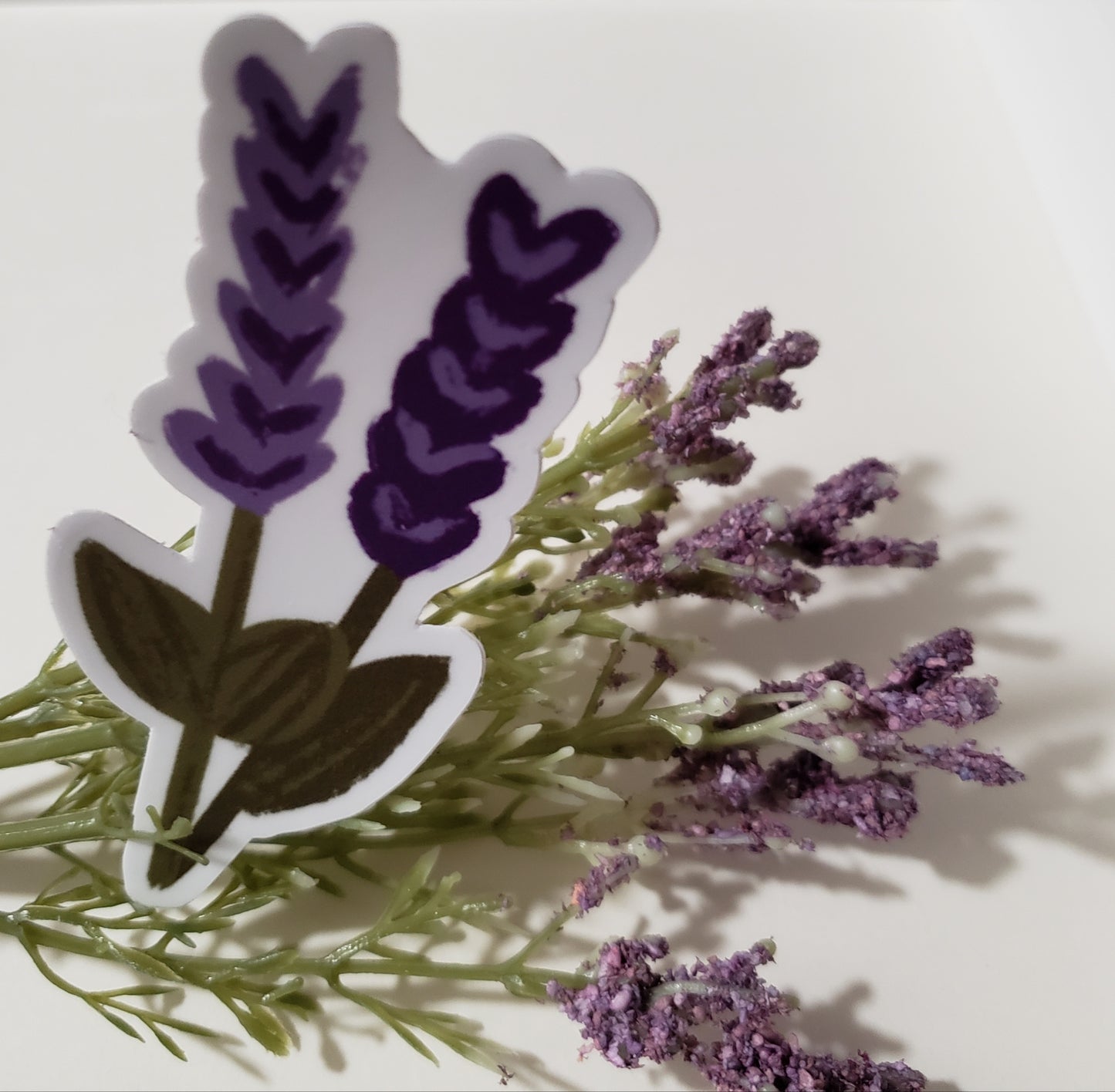 Lavender Floral Sticker