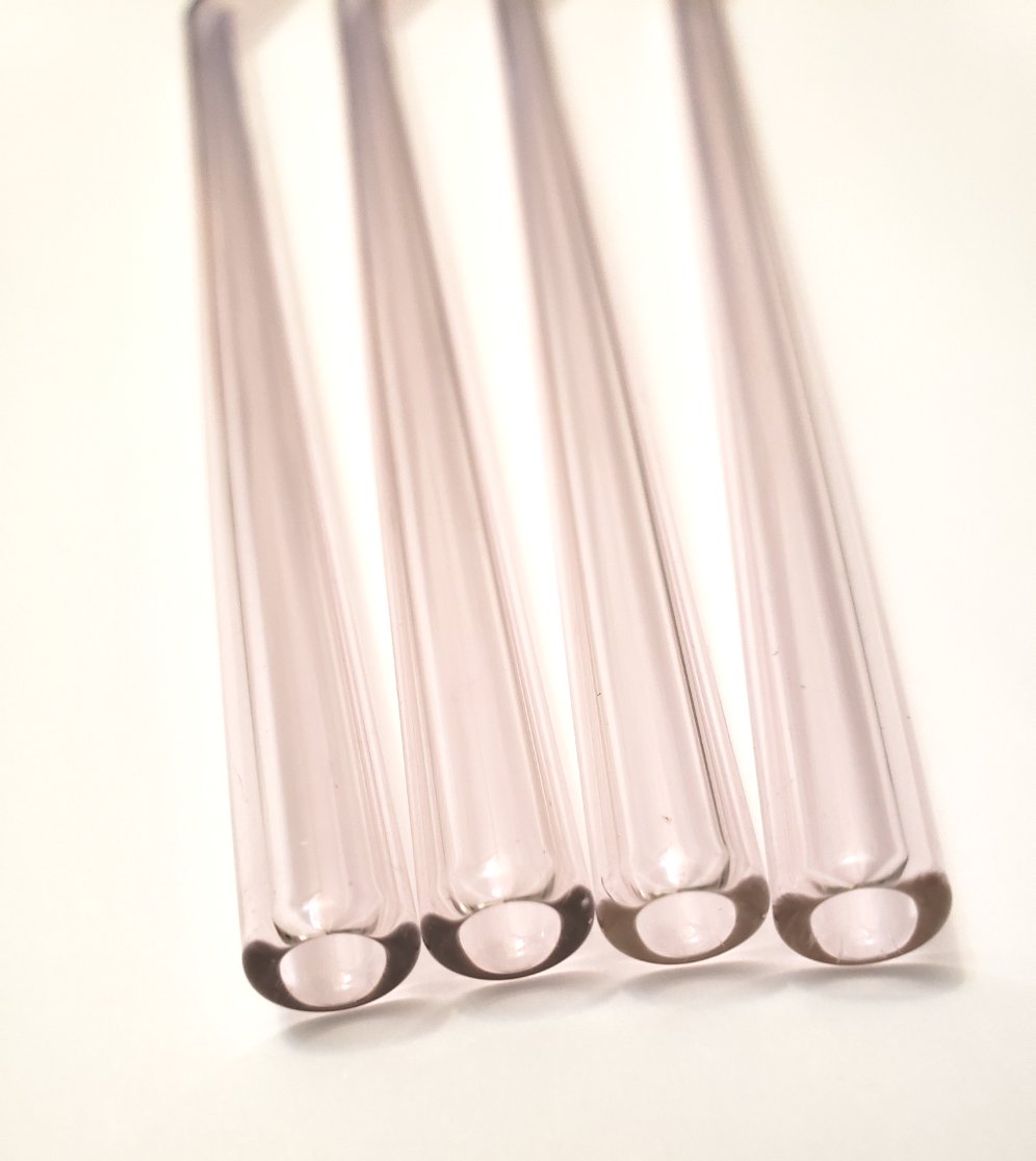 Reusable Glass Drinking Straws