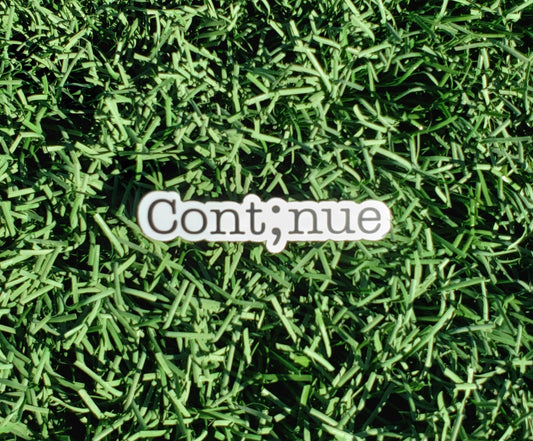 Continue Mental Health Sticker, 3x3 in.
