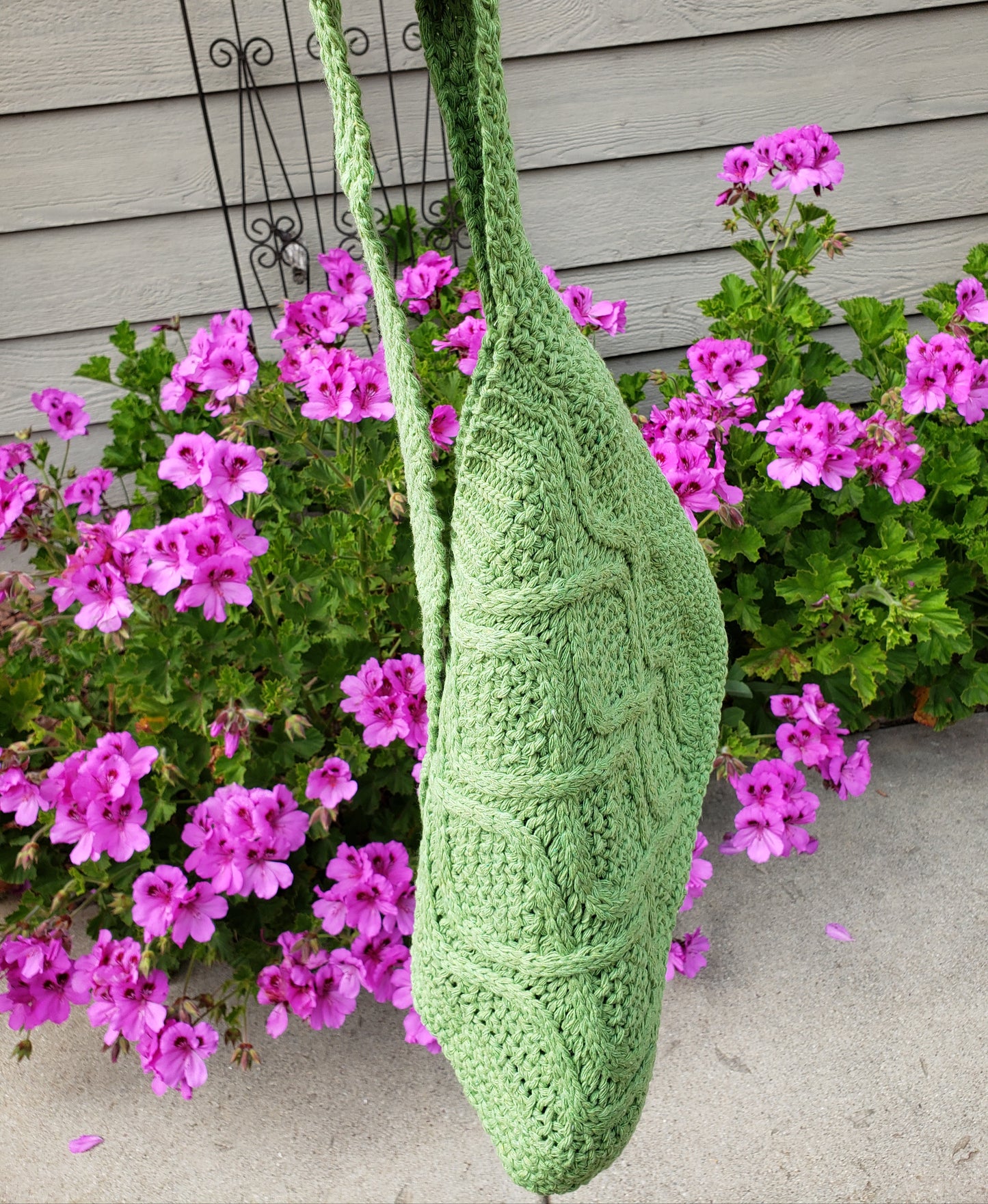 Green Crochet Shoulder/Crossbody Bags