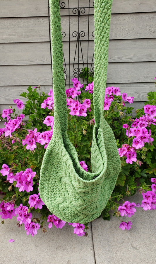 Green Crochet Shoulder/Crossbody Bags