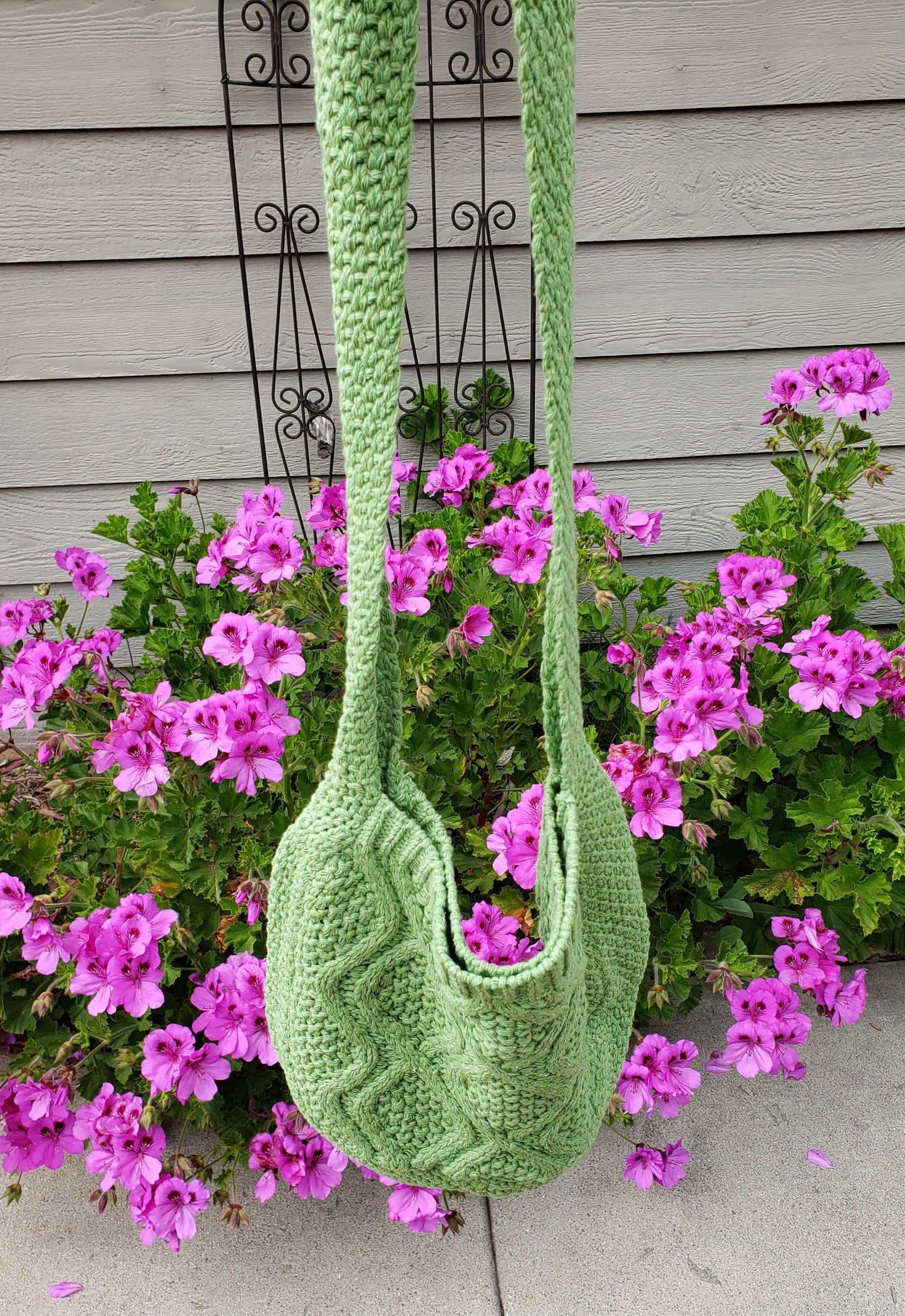 Green Crochet Shoulder/Crossbody Bags