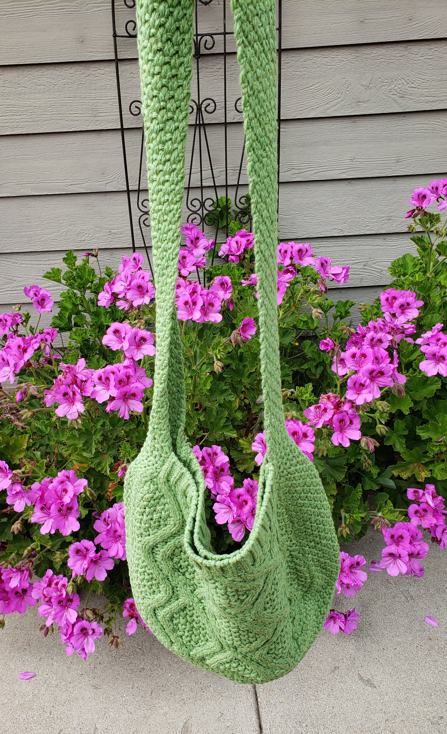 Green Crochet Shoulder/Crossbody Bags
