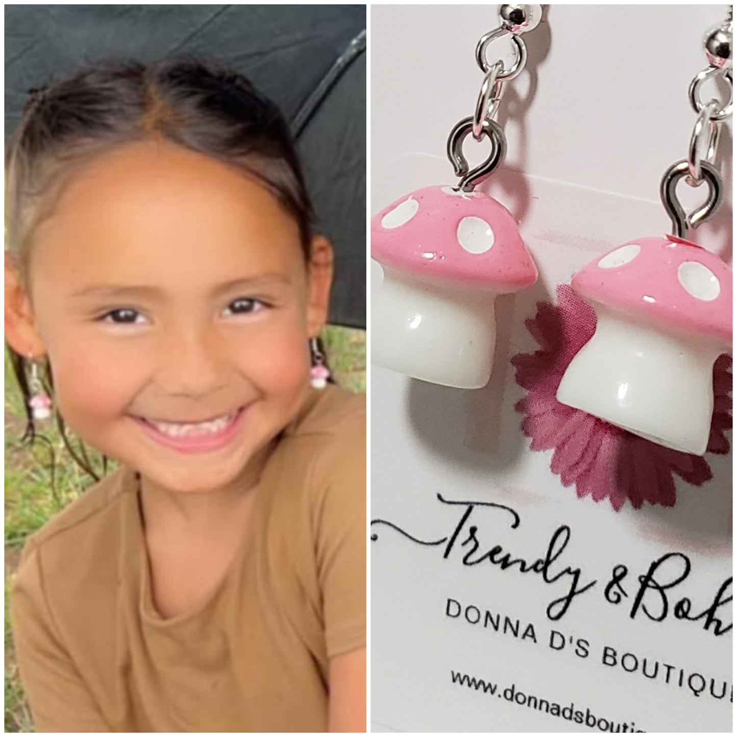 Mushroom Earrings