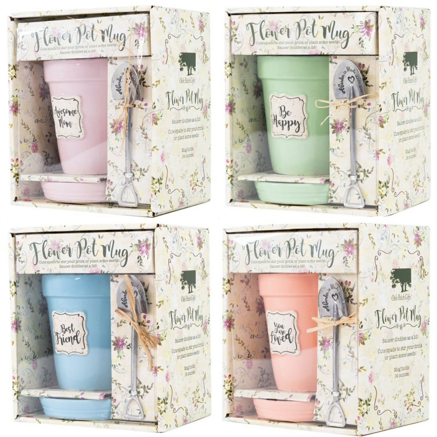 Flower Pot Mugs