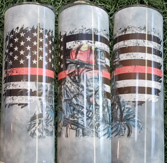 Firefighter Tumbler