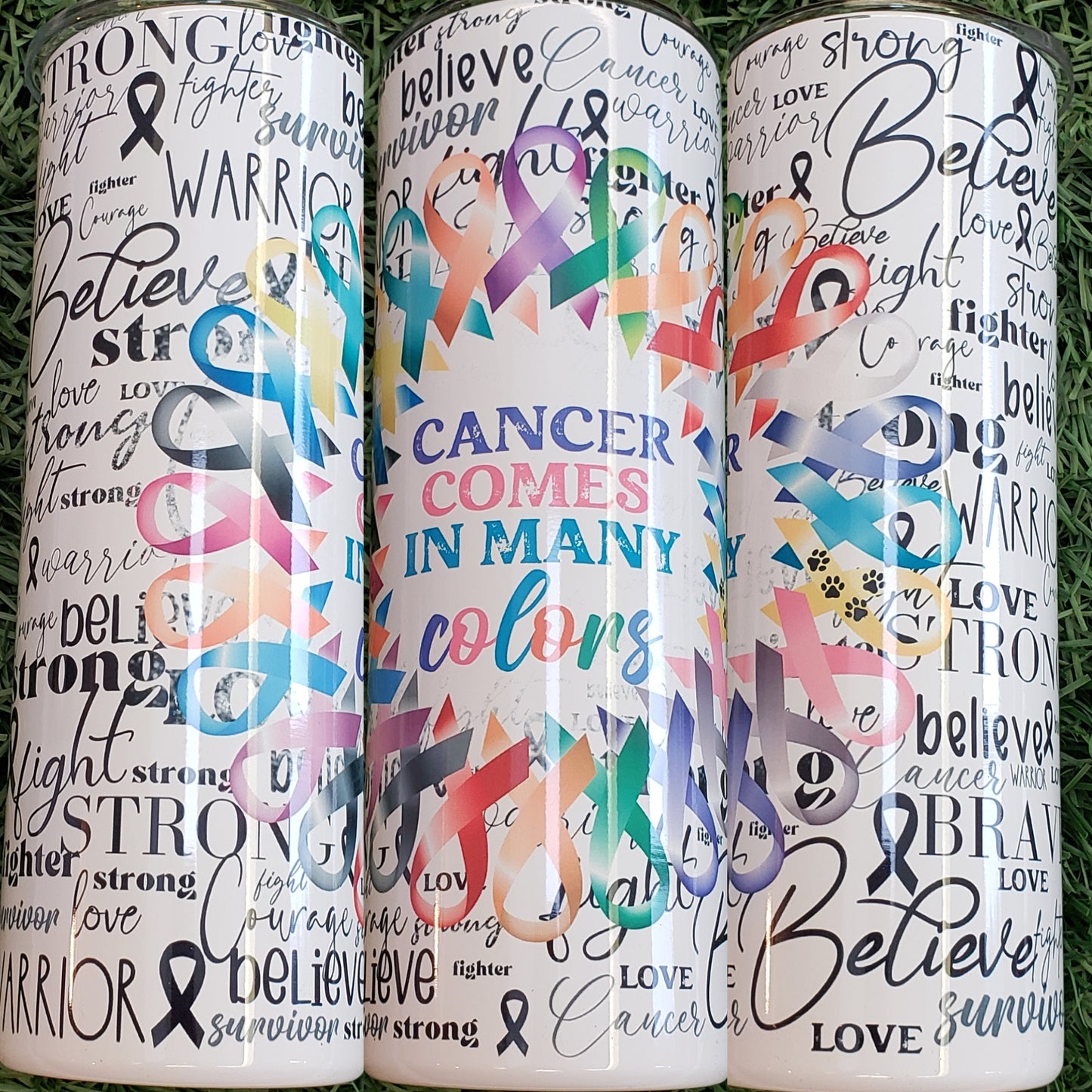 Cancer Comes In Many Colors Tumbler