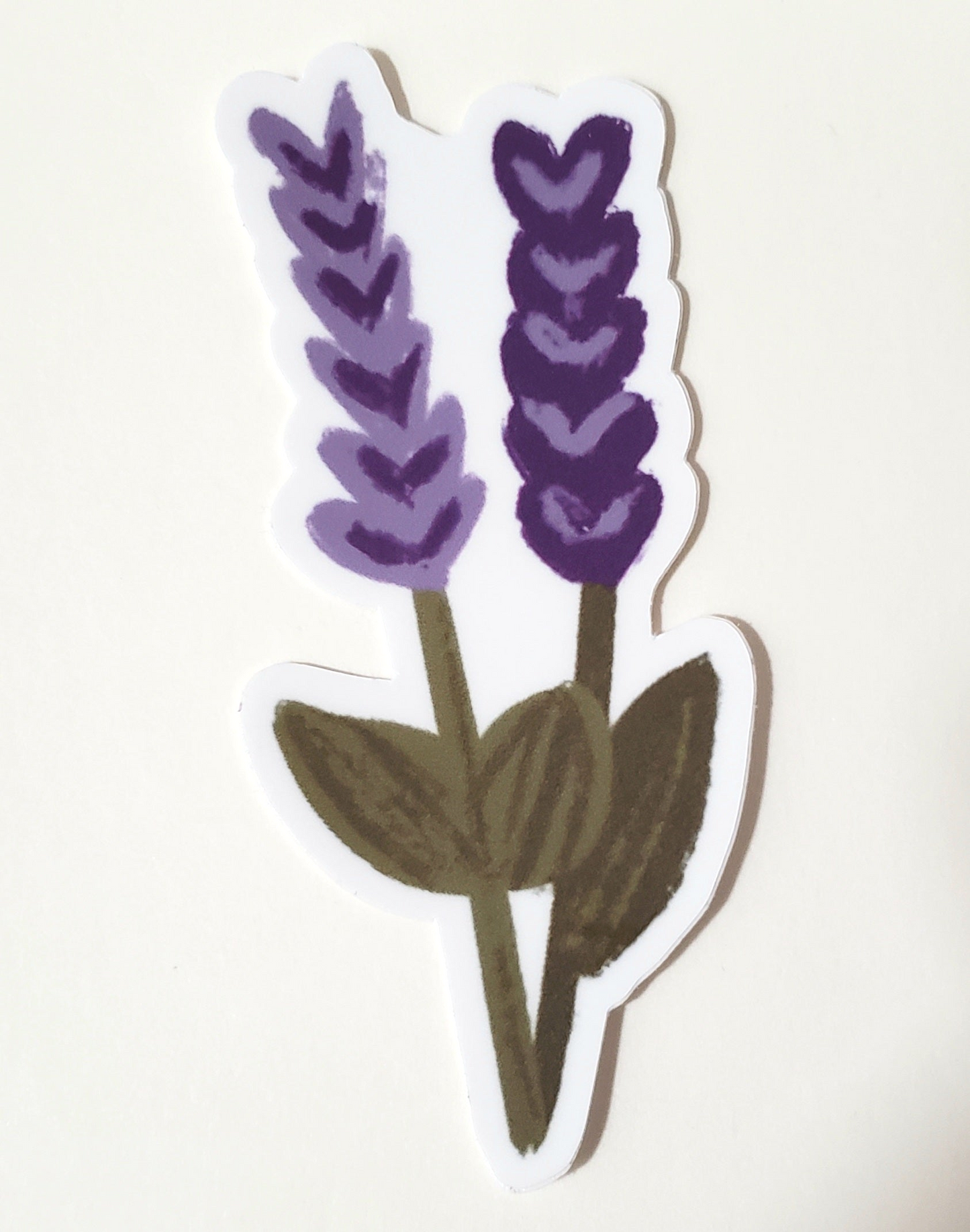Lavender Floral Sticker