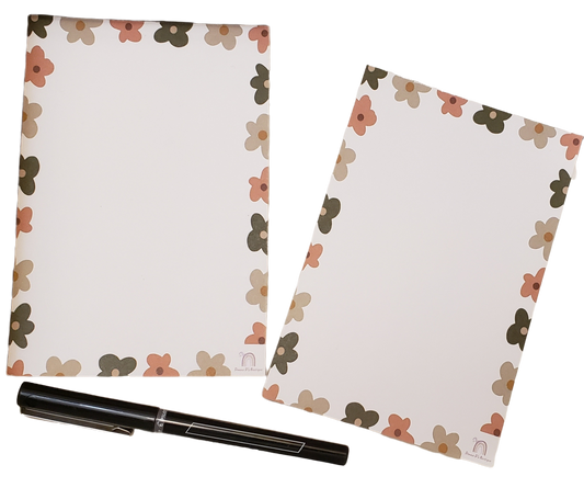 4"x6" Boho Floral Signature Notepads