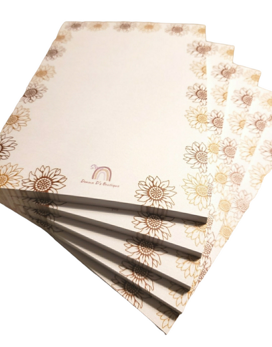 4" x 6" Daisy Signature Sticky Post-it Notes