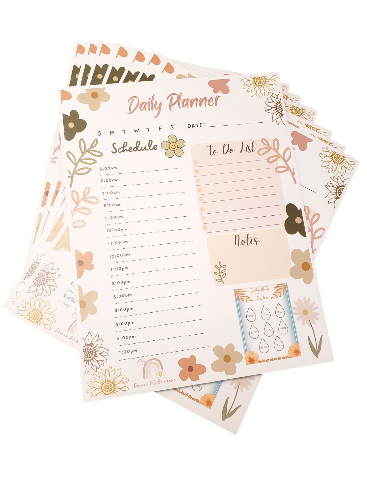 Jumbo Daily Planner Notepads 🌸