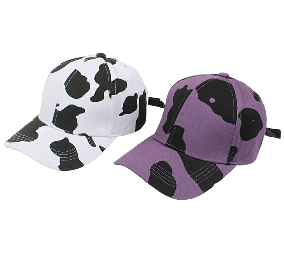 Cow Print Baseball Caps Hats