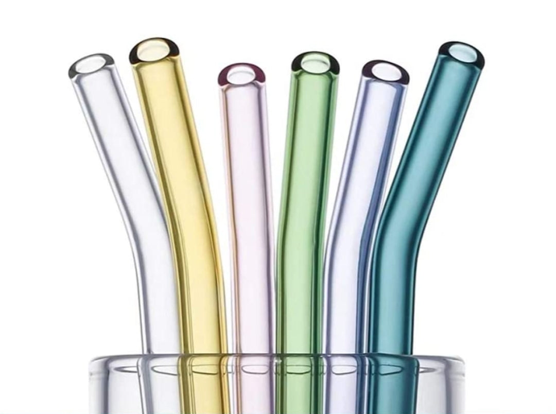 Reusable Glass Drinking Straws