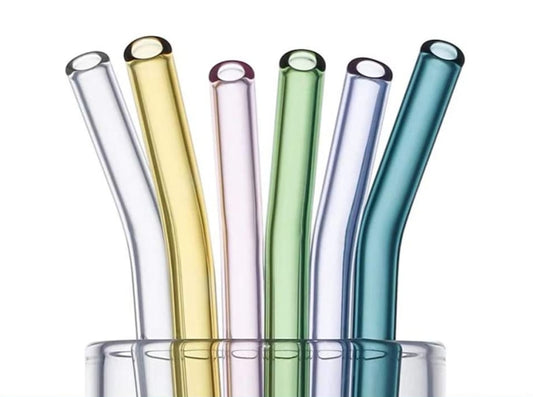 Reusable Glass Drinking Straws