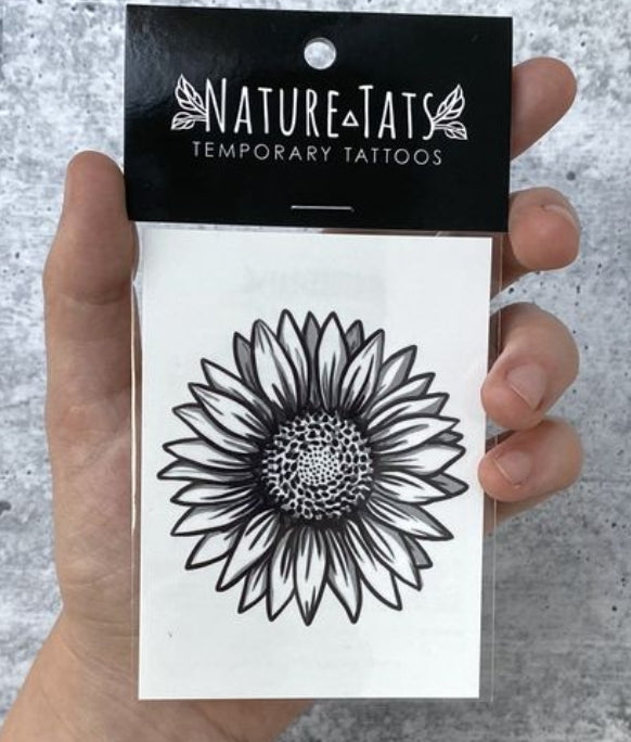 Sunflower Temporary Tattoo