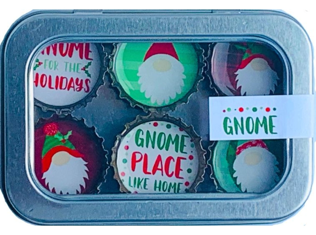 Gnomes Christmas Magnets- 6 pack