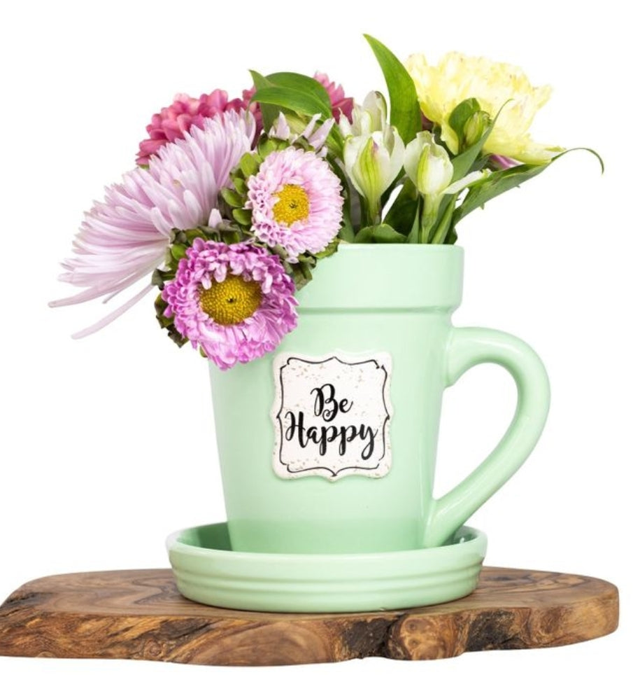Flower Pot Mugs